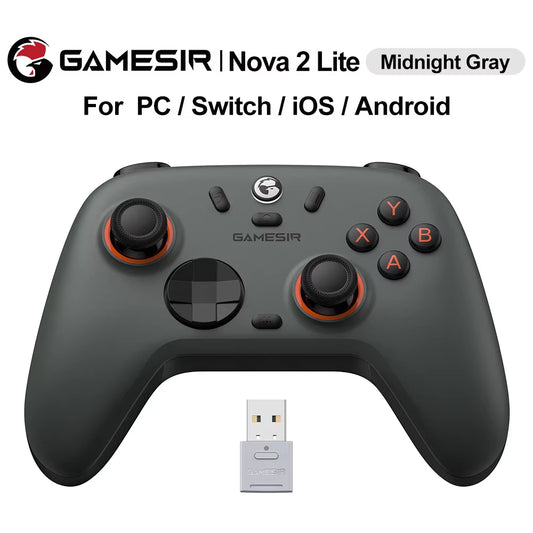 Elevate Your Gaming Experience with the Gamesir Nova 2 Lite Wireless Controller - Ultra Low Latency for Nintendo Switch, PC, and iOS